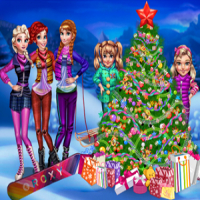 Princesses Christmas tree Game