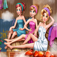 Princesses Sauna Realife Game
