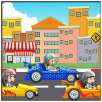 Racing Jigsaw Deluxe Game