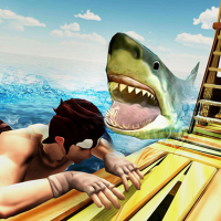 Raft Shark Hunting Game