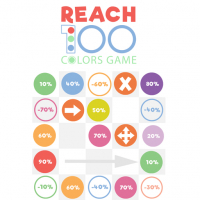 Reach 100 Colors Game Game