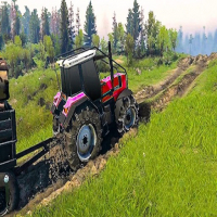 Real Chain Tractor Towing Train Simulator Game