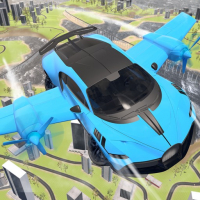 Real Sports Flying Car 3d Game