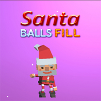 Santa Balls Fill Game