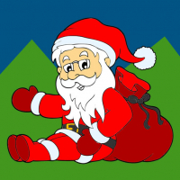 Santa Claus Coloring Book Game