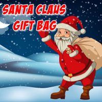Santa Claus Gift Bag Jigsaw Game