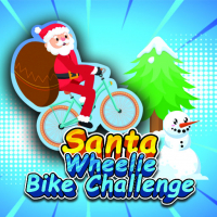 Santa Wheelie Bike Challenge Game