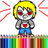 Scary Boy Coloring Book Game
