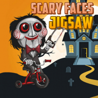 Scary Faces Jigsaw Game