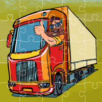 Semi Trucks Jigsaw Game