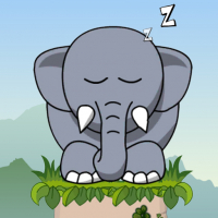 Snoring Elephant Puzzle Game