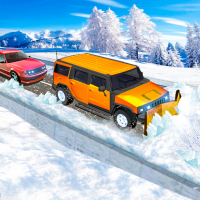 Snow Plow Jeep Simulator Game