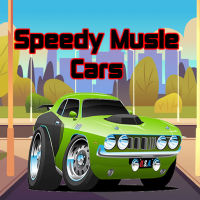 Speedy Musle Cars Jigsaw Game