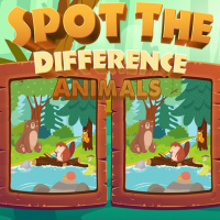 Spot the Difference Animals Game