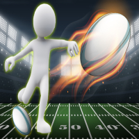Stickman Rugby Run And Kick Game