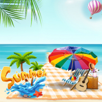 Summer Beach Slide Game