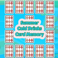 Summer Cold Drinks Card Memory Game