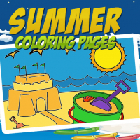 Summer Coloring Pages Game