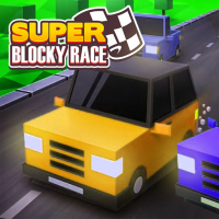 Super Blocky Race Game