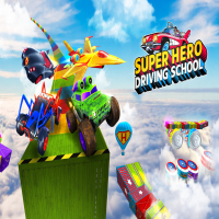 Super Hero Driving School Game