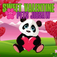 Sweet Valentine Pets Jigsaw Game