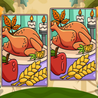 Thanksgiving Spot The Differences Game
