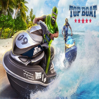 Top Boat Water Jet Sky Simulator Racing 3D Game