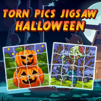 Torn Pics Jigsaw Halloween Game