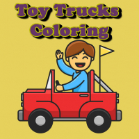 Toy Trucks Coloring Game