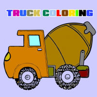 Trucks Coloring Book Game