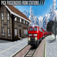 Uphill Station Bullet Passenger Train Drive Game Game