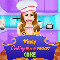 Vincy Cooking Red Velvet Cake Game