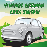 Vintage German Cars Jigsaw Game