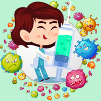 Virus Bubble Shooter Game