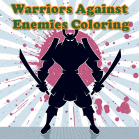 Warriors Against Enemies Coloring Game