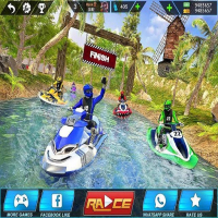 Water Power Boat Racer 3D Game