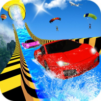 Water Slide Car Racing adventure 2020 Game