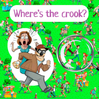 Where’s the crook? Game