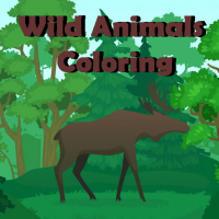 Wild Animals Coloring Game