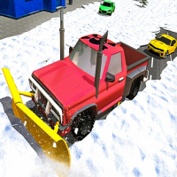 Winter Snow Plow Jeep Driving Game