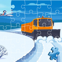 Winter Trucks Jigsaw Game
