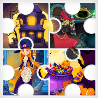 Witchs House Halloween Puzzles Game
