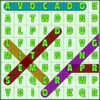 Word Search Fruits Game