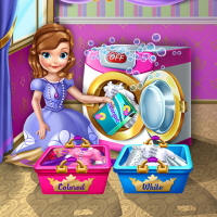 Young Princess Laundry Day Game