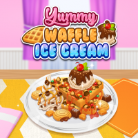 Yummy Waffle Ice Cream Game